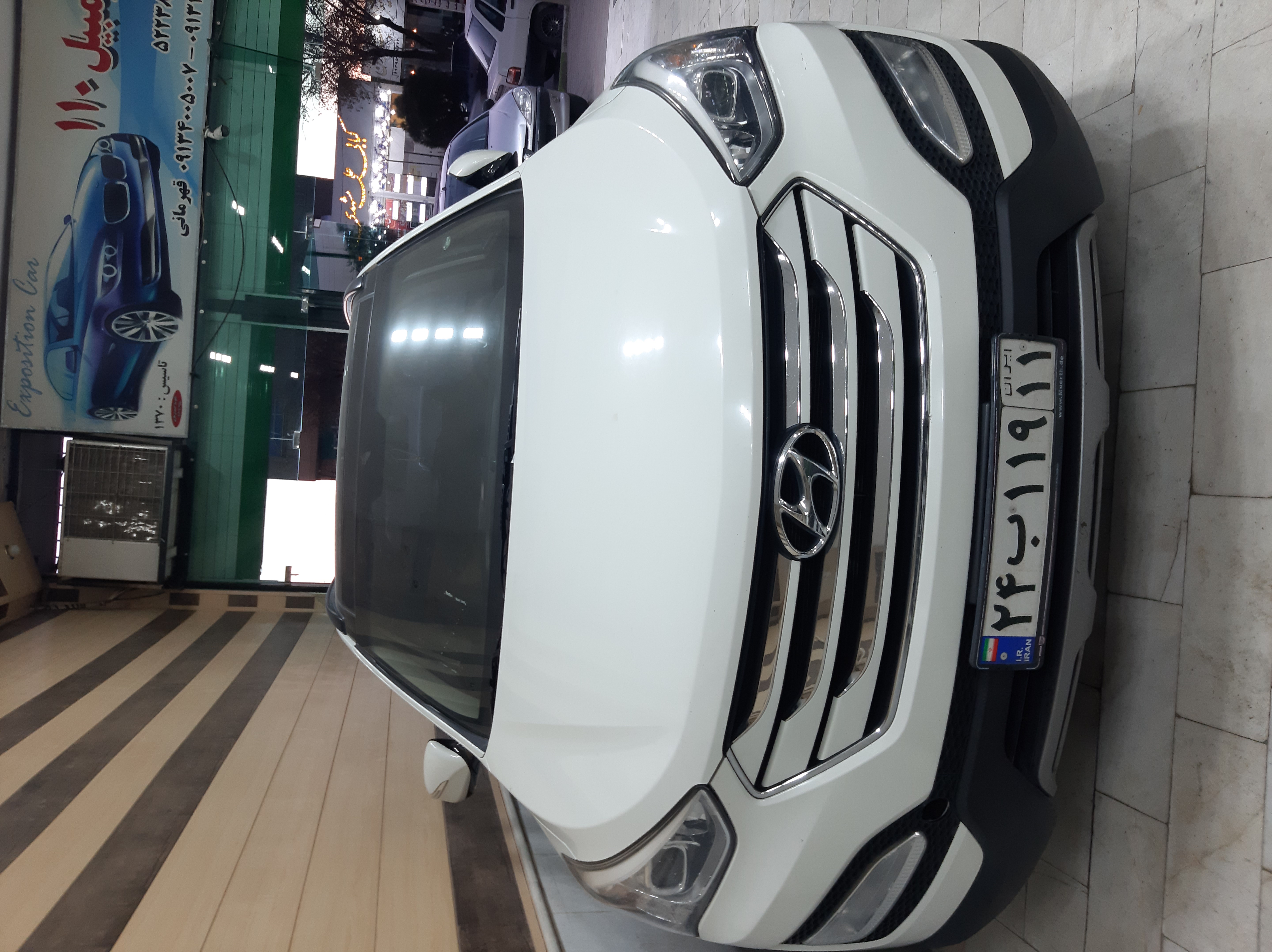 سانتافه در حد مدل 2014 رنگ سفید