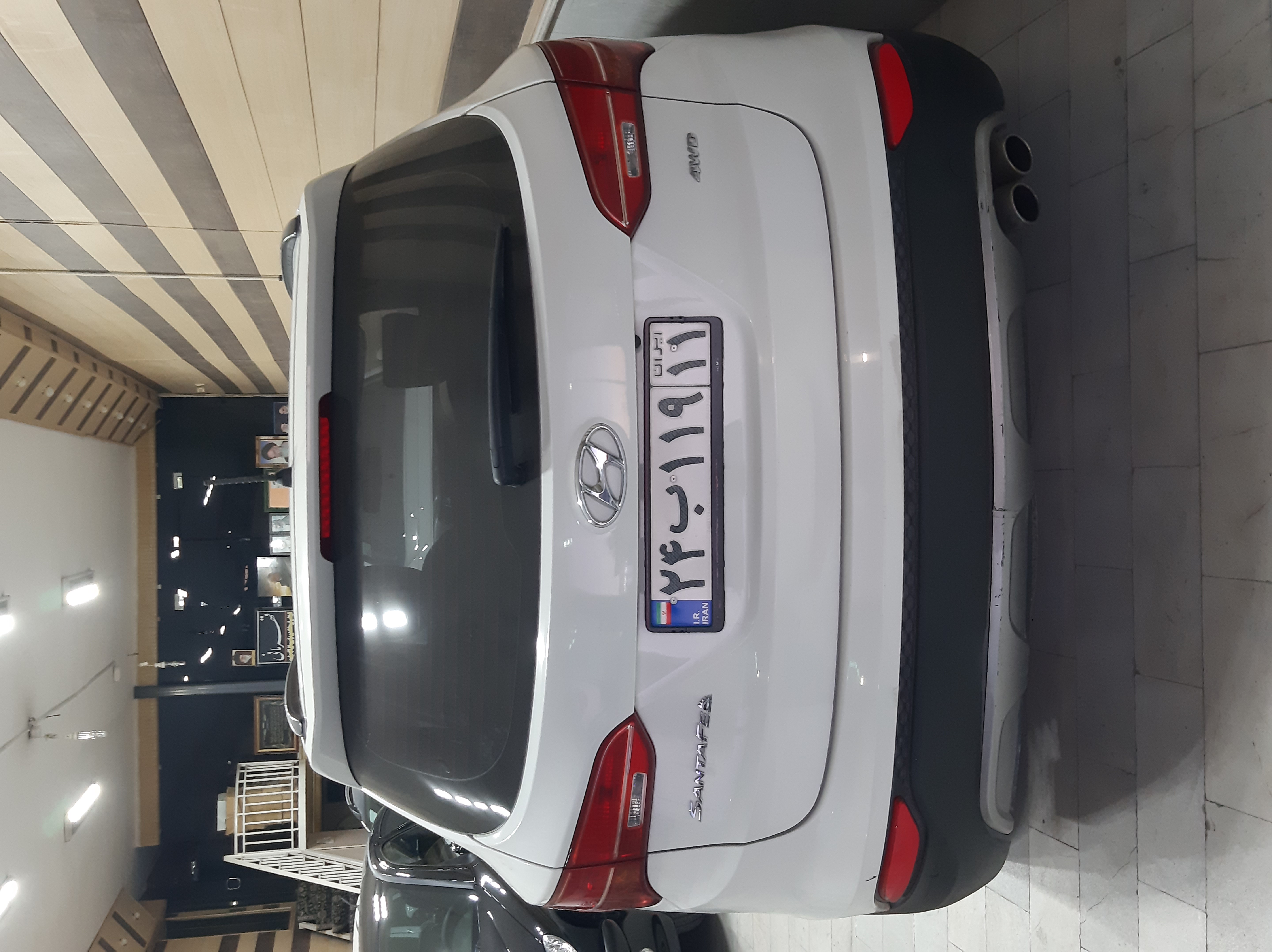 سانتافه در حد مدل 2014 رنگ سفید